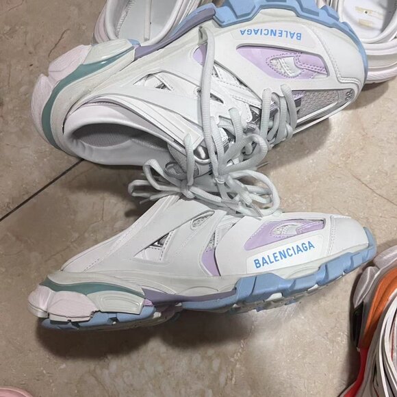Shoes - Balenciaga Track 1.0 Muller Sport Macaron bao-toe slippers Women's